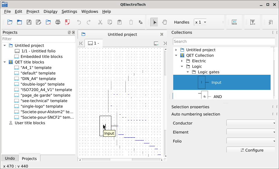 QElectroTech with clipped widgets and canvas
artifacts