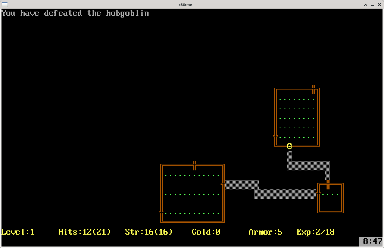 Victory over the hobgoblin in x86rme